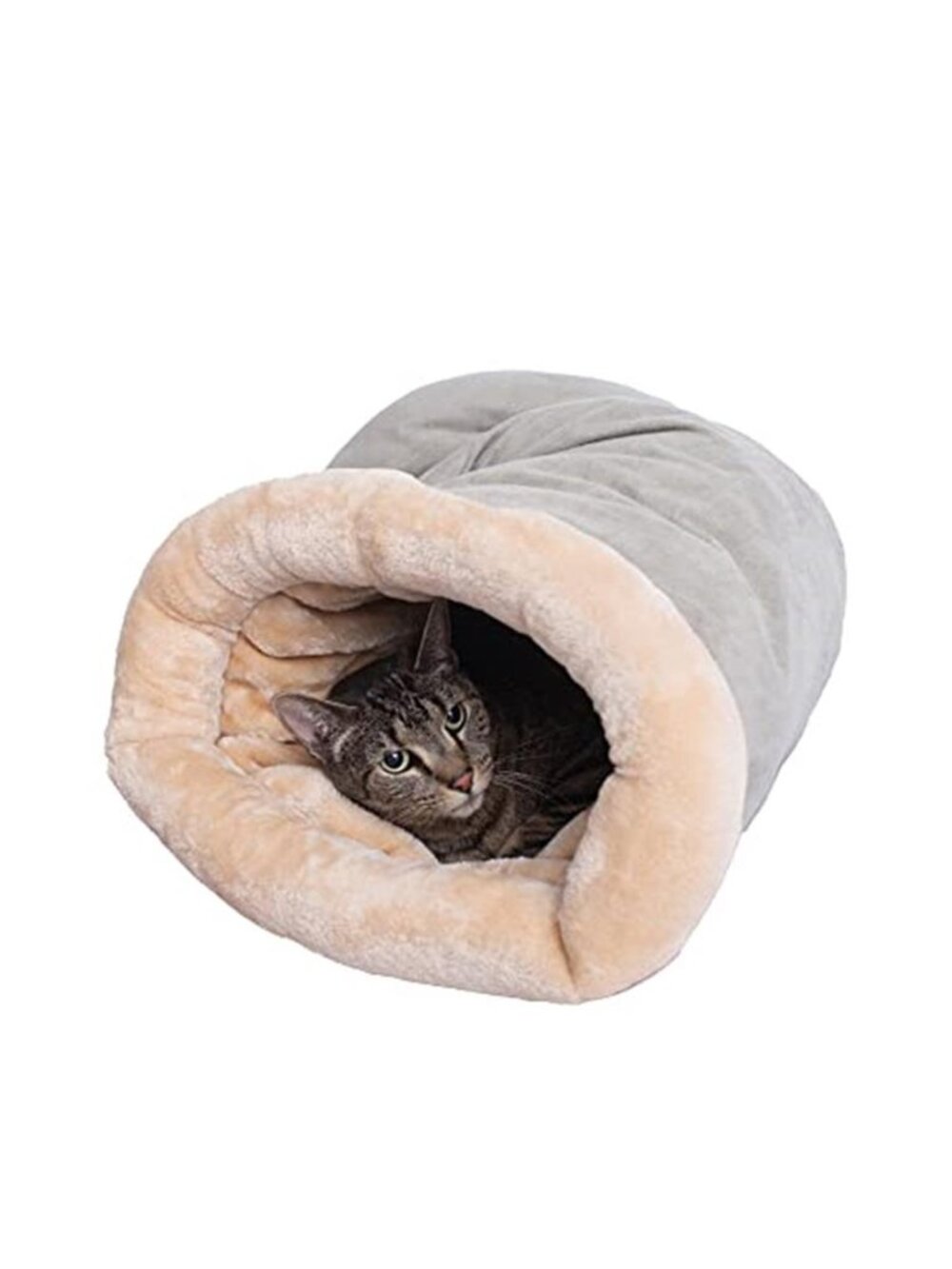 Burrow Dog Bed Cave Cat Bed Covered Pet Bed Soft Washable Small Dog Bed